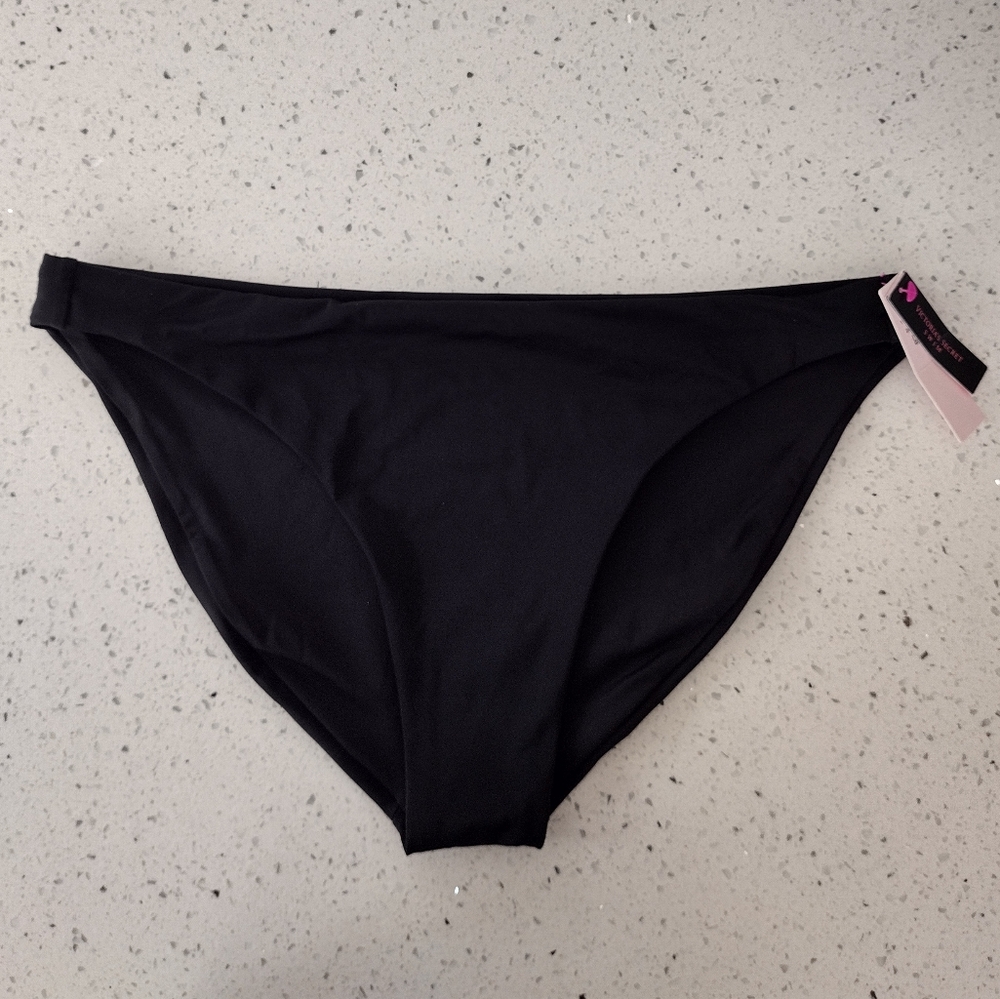 NWT Victoria's Secret Black Bikini Bottom Women's size XL